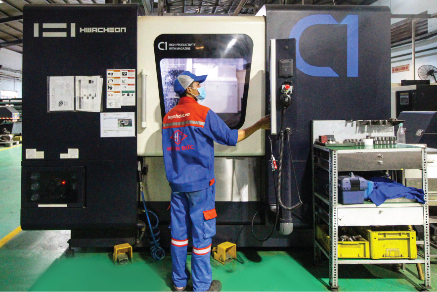 Máy móc, thiết bị hiện đại và đa dạng